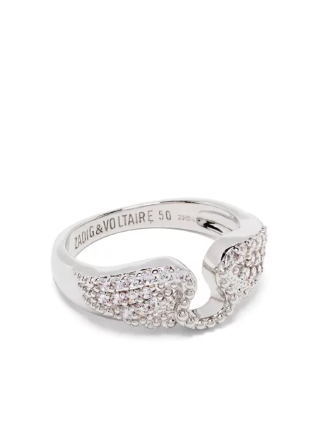 Inel Zadig&voltaire argintiu