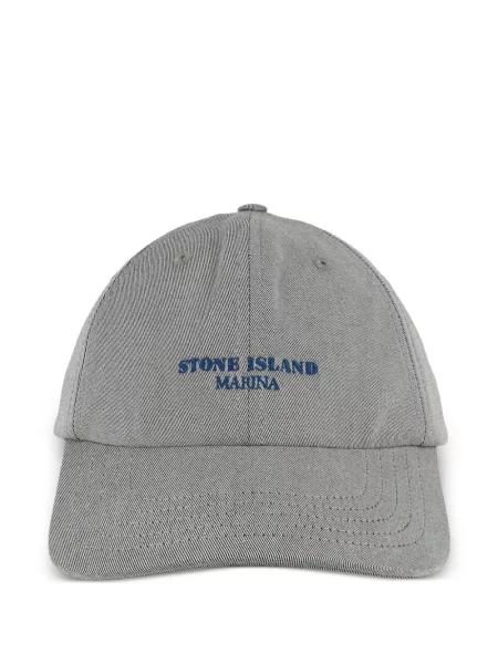 Baseball sapka Stone Island strasszokkal szürke