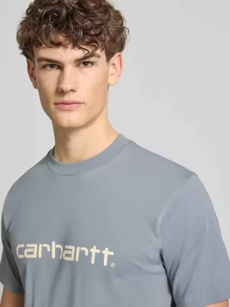 T-shirt z bawełny Model Script' Carhartt Work In Progress