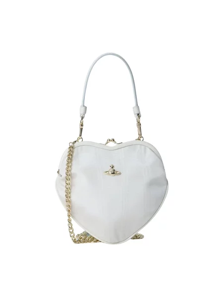 Torebka Vivienne Westwood w serca biała