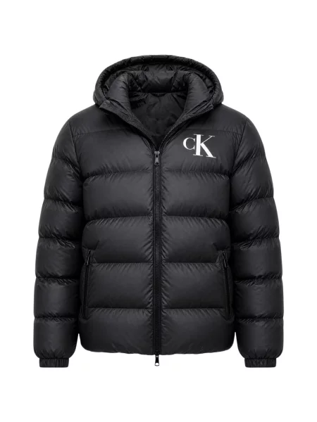 Geacă de blugi Calvin Klein Jeans negru