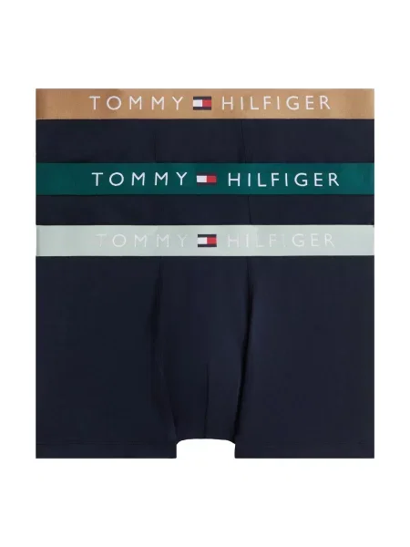 Tommy Hilfiger Underwear Boxeri închis / maro deschis / verde pastel / verde închis albastru