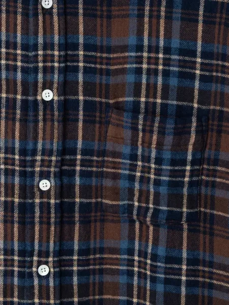 Kockás flanel ing Hartford barna