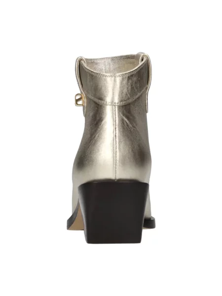 Buty do kostki Maison Skorpios skórzane beżowe