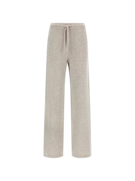 Șnur de strângere pantaloni Max Mara tricotate gri