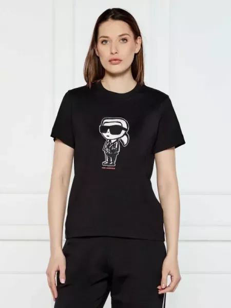 Karl Lagerfeld Tricou IKON SKETCH negru