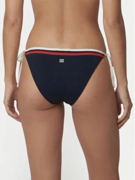 Tommy Hilfiger Underwear Bikinio kelnaitės tamsiai / raudona / balta mėlyna