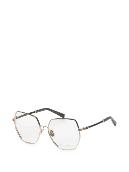 Ochelari de soare Philipp Plein Eyewear cu imprimeu geometric negru