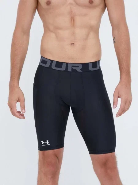 Pánske šortky Under Armour HG Armour long black/white čierna