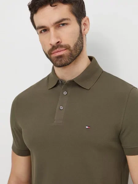 Tommy Hilfiger Polo tričko zelené