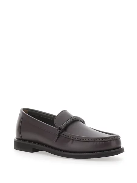 Pantofi loafer Brunello Cucinelli maro