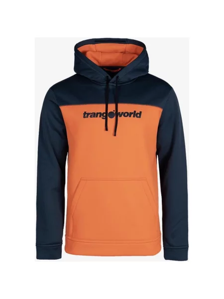 Bluza z kapturem Trangoworld Login pomarańczowy S niebieski