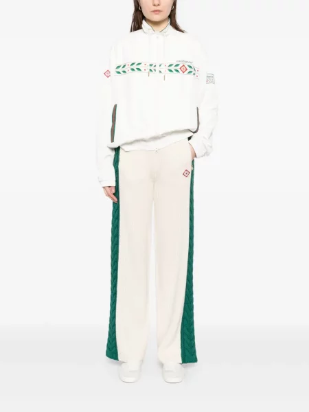 Pantaloni Casablanca tricotate alb