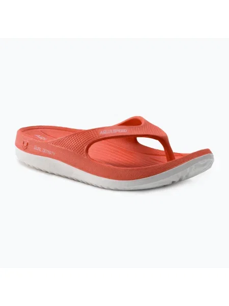 Papuci de baie pentru femei AQUA-SPEED Alcano 03 roșu