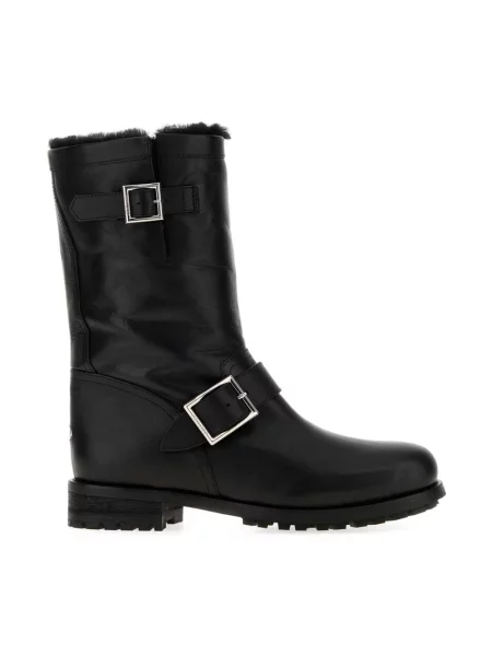 Kozaki Jimmy Choo skórzane czarne