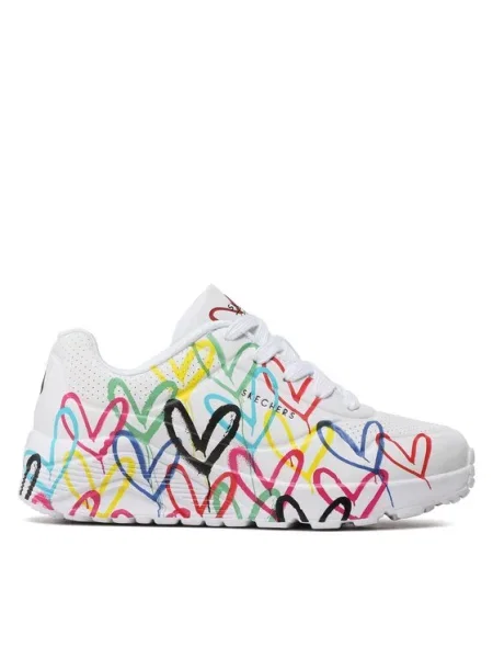 Skechers Сникърси Spread The Love бял