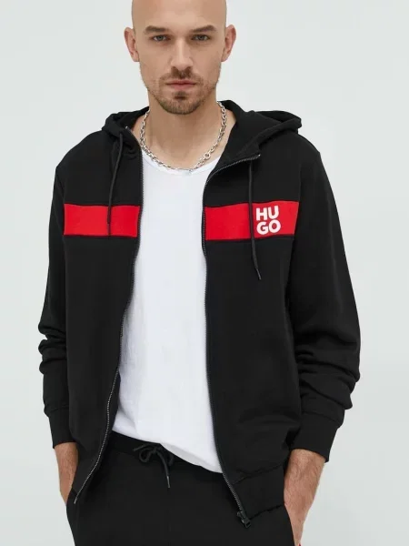 HUGO dres TracksuDapieDoaky_IN czarny