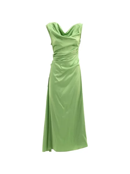 Rochie Staud de mătase de costum verde