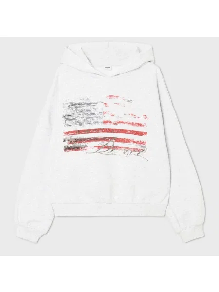 Cropp Худі з принтом light grey сіре