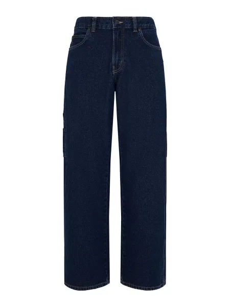 DICKIES Džíny LOOSE STRAIGHT CARPENTER JEANS / indigo modrá