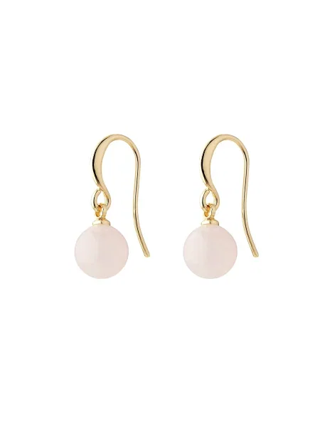 Pilgrim Uhani Goldie zlata roza