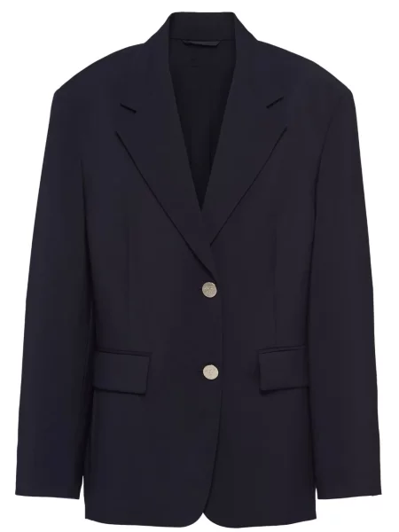 Sacou Prada de lână albastru