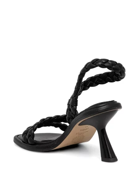 Kožne sandale Souliers Martinez upletena crna