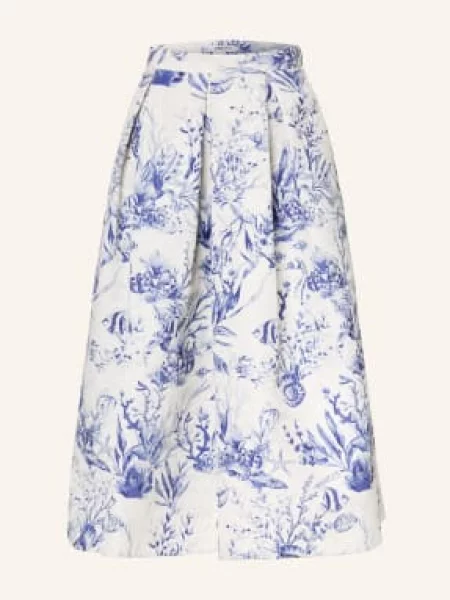 Lunatica Milano Spódnica Żakardowa weiss biała