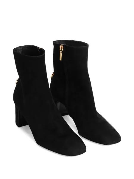 Botine Dolce & Gabbana din piele de căprioară negru