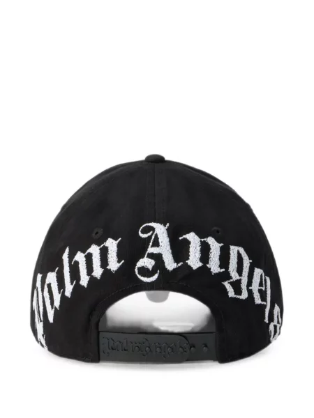 Șapcă Palm Angels cu autograf negru