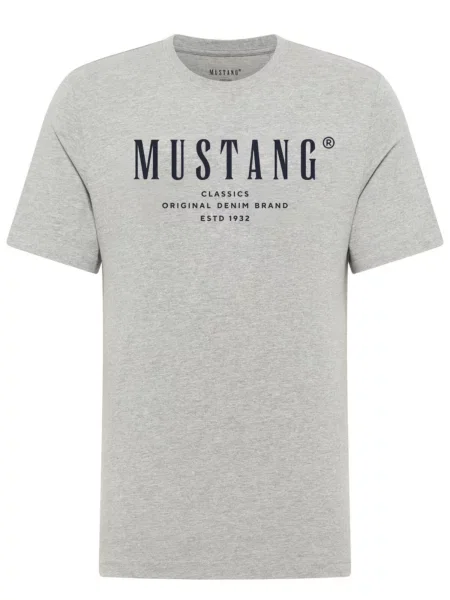 MUSTANG Póló Alex' szürke