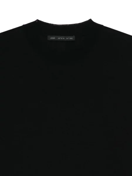 Pulover Low Brand cu decolteu rotund negru
