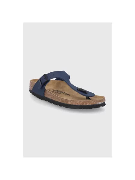 Japonki Birkenstock niebieskie