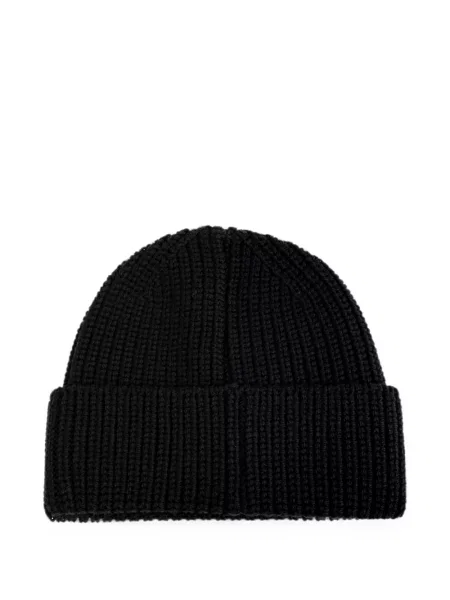 Căciulă Dsquared2 tricotate cu autograf negru