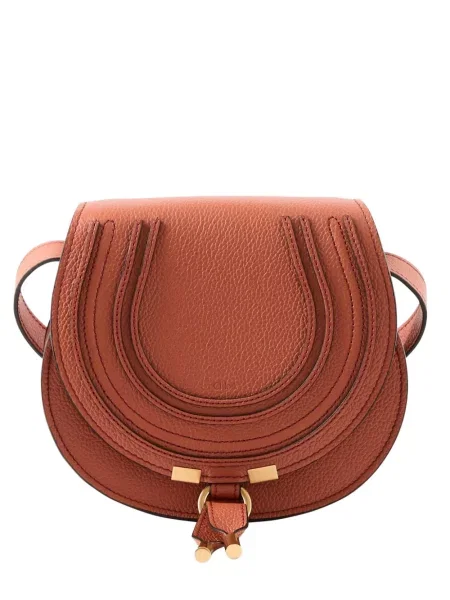 Geantă Chloé din piele maro