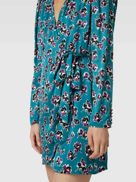 Sukienka mini w stylu kopertowym The Kooples