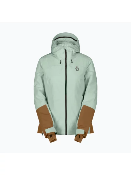 Lyžařská bunda SCOTT Ultimate Dryo Tech fresh green/bread brown zelená