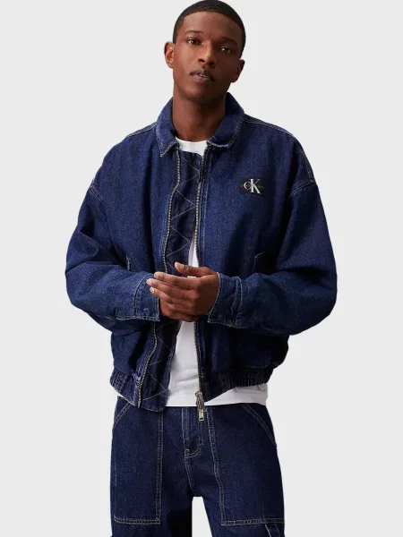Джинсова куртка Calvin Klein Jeans синя
