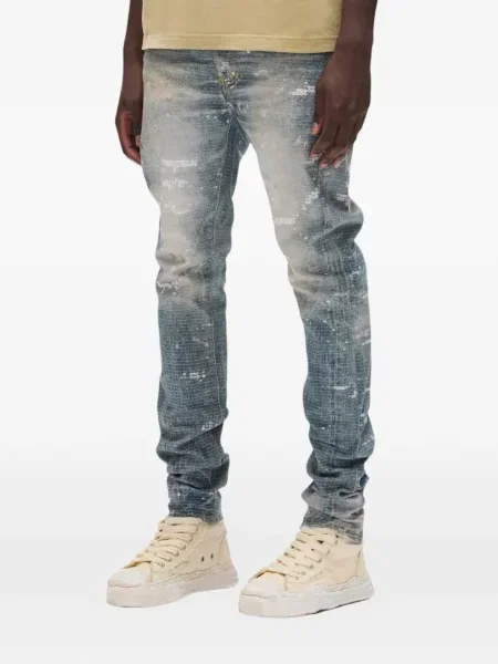 Traperice Purple Brand sa šljokicama plava