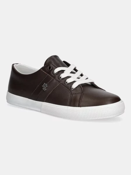Lauren Ralph Lauren sneakers din piele Janson II maro