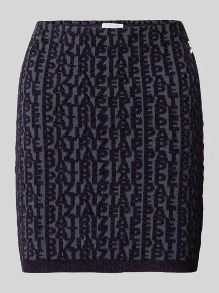 Spódnica mini z aplikacją z logo model ‘GONNA’ Patrizia Pepe