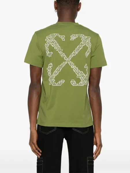 Μπλούζα Off-white με σχέδιο λευκό