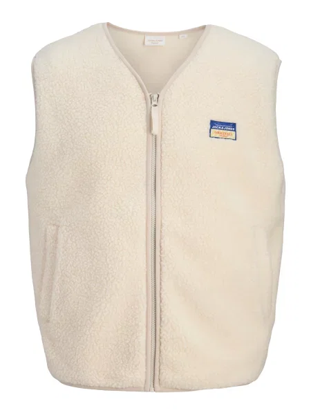 JACK & JONES Vestă JORPOCKY' bej