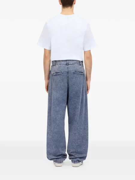 Široké džíny Msgm modré