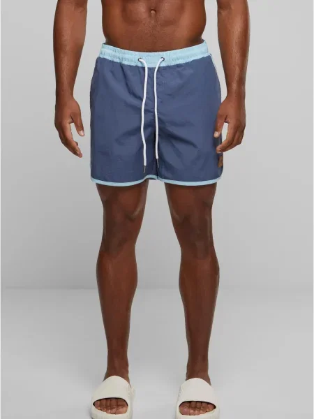 Retro kratke hlače Urban Classics modra