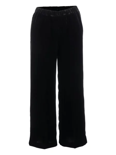 Pantaloni Aspesi din velur alergare negru