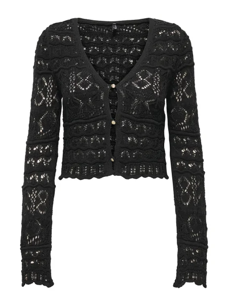 ONLY Pletena jopa ONLCOLETTE' črna