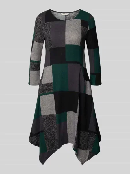 Sukienka mini z okrągłym dekoltem Apricot