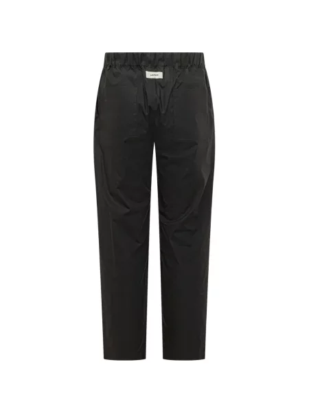 Pantaloni A Paper Kid cu autograf negru