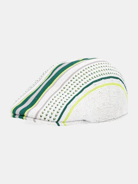 Каскет Kangol CLUBHOUSE STRIPE мъжки зелено
